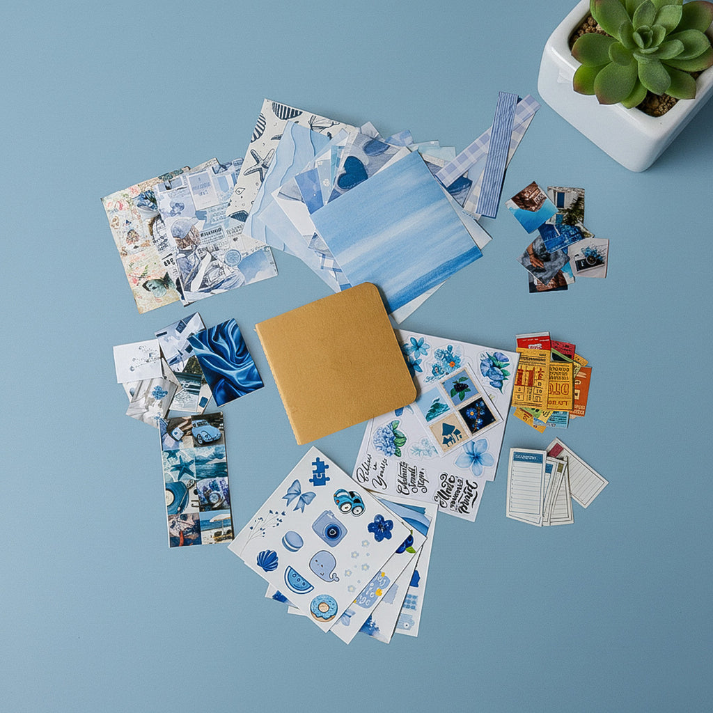 Calm & Classic - Blue Mini Journaling Kit