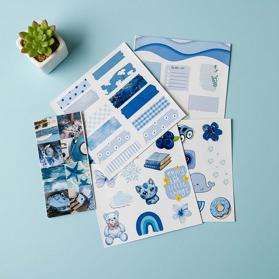 Calm & Classic - Blue Mini Journaling Kit