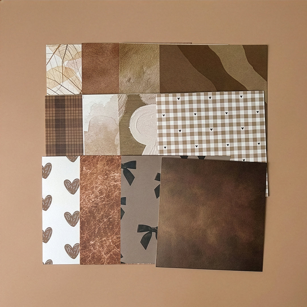 Earth & Cozy - Brown Mini Journaling Kit