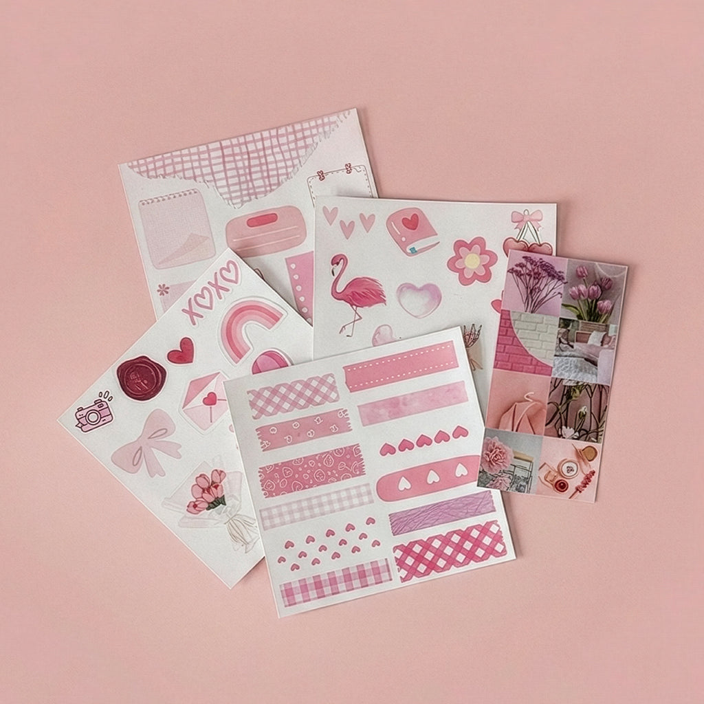 Blush & Bloom - Pink Mini Journaling Kit