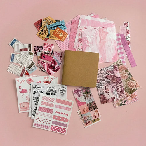 Blush & Bloom - Pink Mini Journaling Kit
