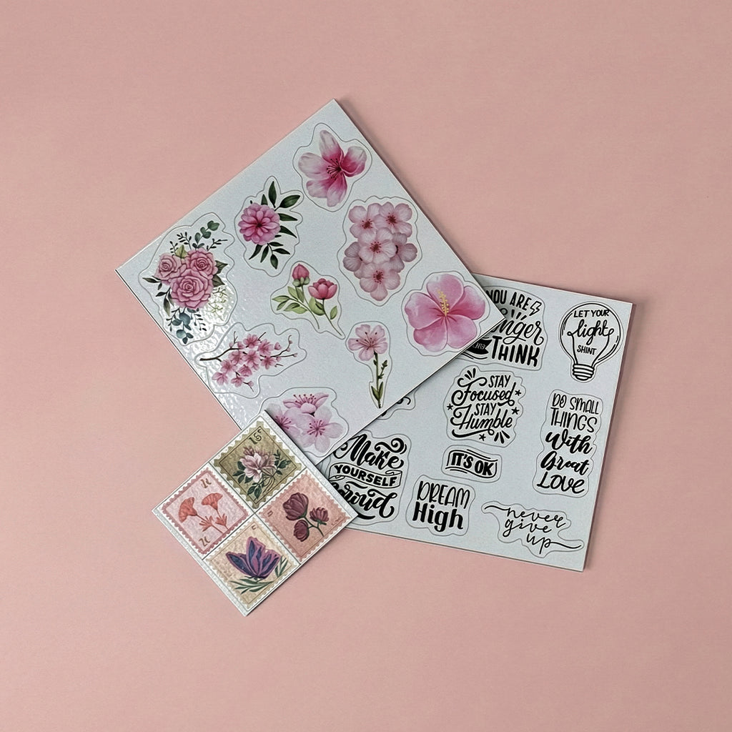 Blush & Bloom - Pink Mini Journaling Kit
