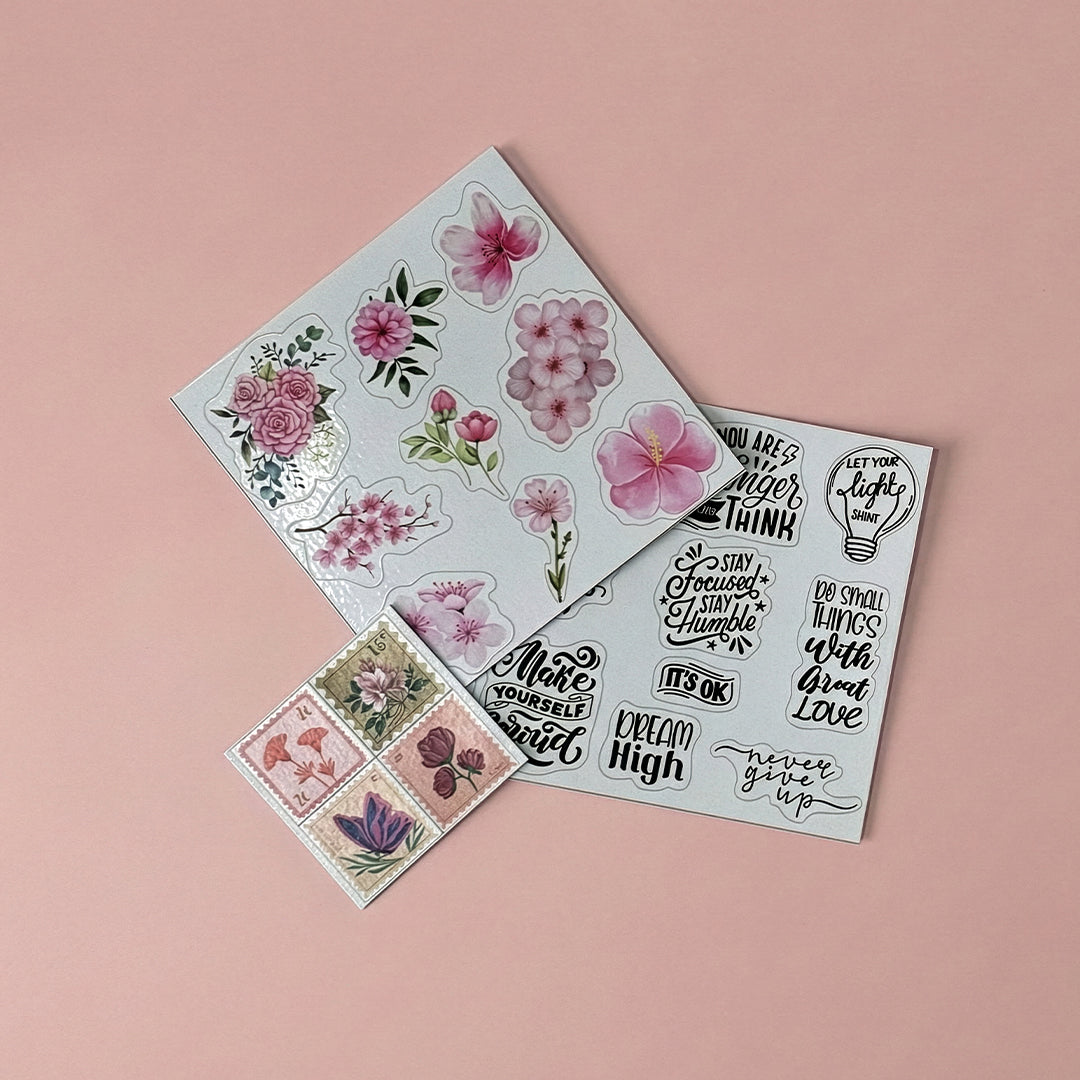 Blush & Bloom - Pink Mini Journaling Kit