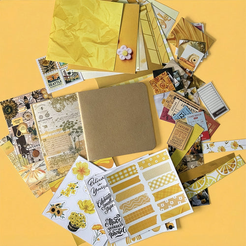 Bright & Cheerful - Yellow Mini Journaling Kit