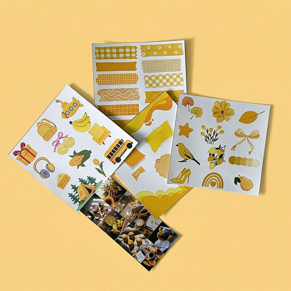 Bright & Cheerful - Yellow Mini Journaling Kit
