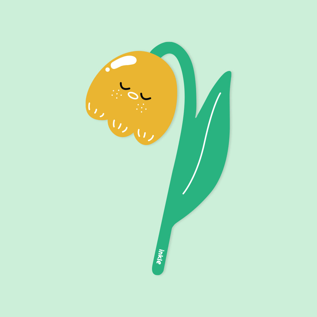 Sleepy Flower Bookmark