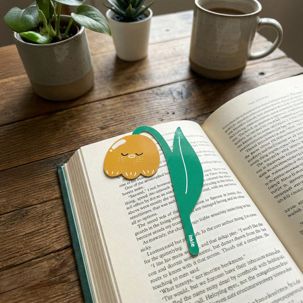 Sleepy Flower Bookmark
