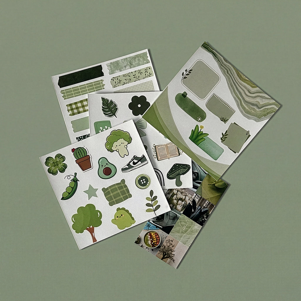 Fresh & Serene - Green Mini Journaling Kit