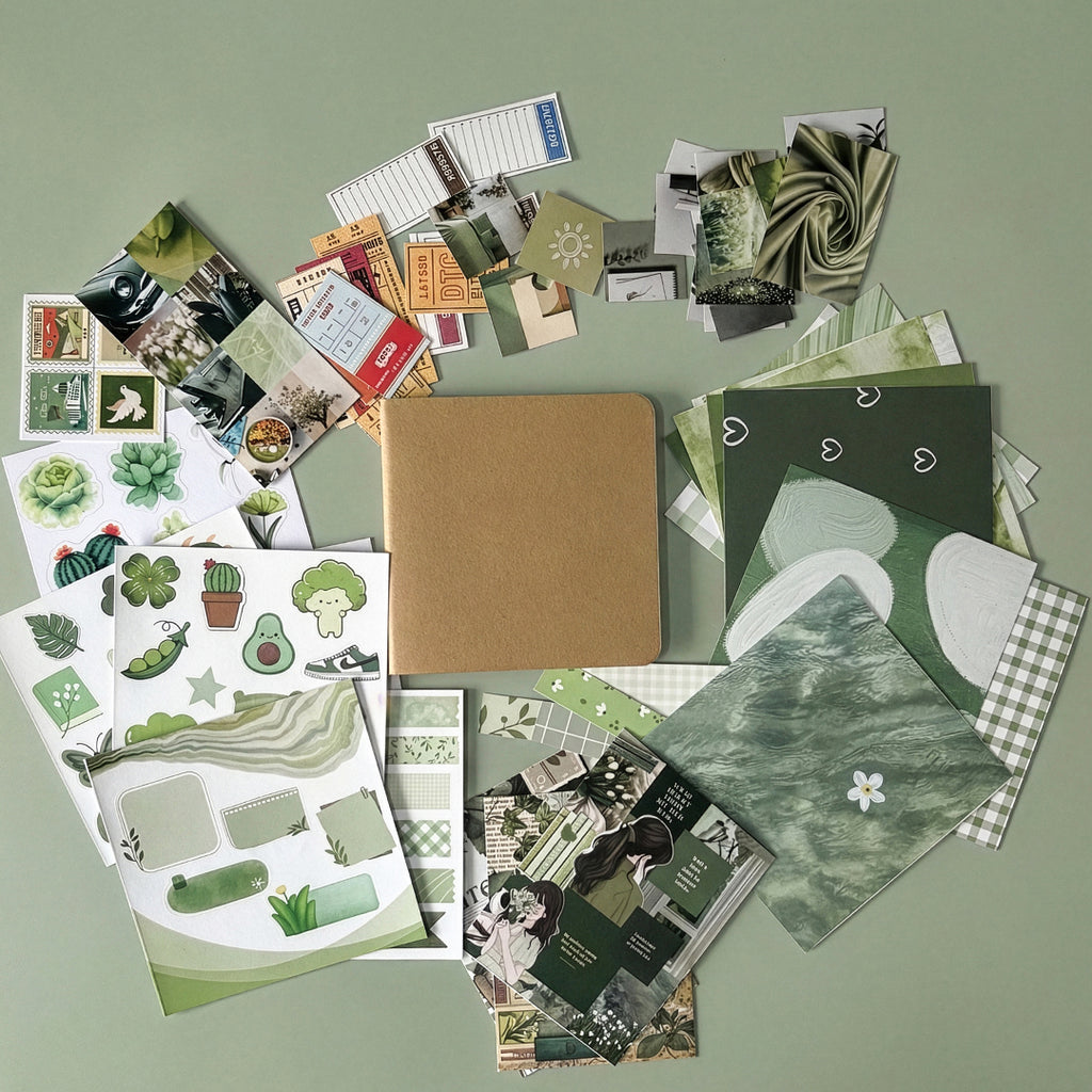 Fresh & Serene - Green Mini Journaling Kit