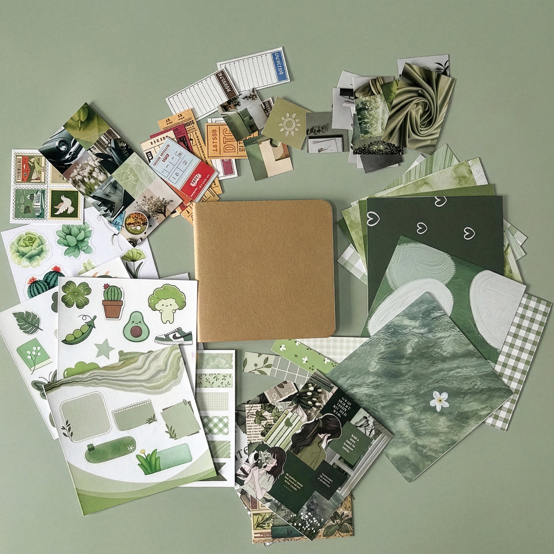 Fresh & Serene - Green Mini Journaling Kit